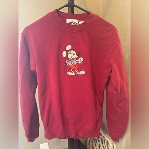 Disney Mickey Maroon sweatshirt